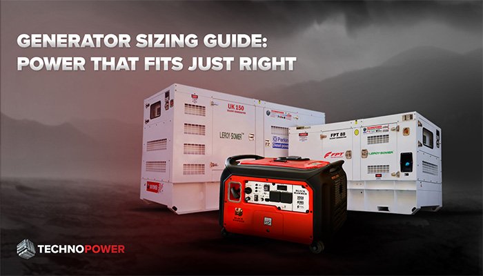 10kW Generator Applications and Sizing Guide for Your Needs